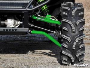 SuperATV - Kawasaki Teryx High Clearance 1.5" Forward Offset Front A Arms (2012-20) (Green)  **Reuse existing Ball joints** - Image 2