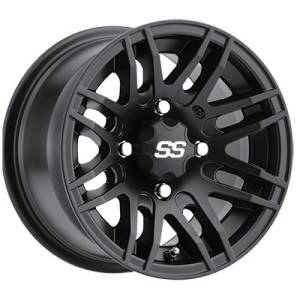 ITP Tires - ITP SS316 Matte Black Ops, UTV Wheels - 14x7" wheels, (4/110) 5+2 Offset