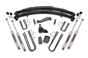 Rough Country - Rough Country Lift Kit, Ford (1999.5-04) F-250 & F-350 4x4, 6" with Rear Blocks & Premium N2.0 Shocks