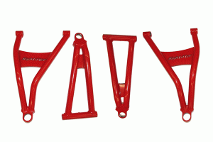 HighLifter - High Lifter, Front Forward Upper & Lower Control Arms Honda Pioneer 1000, With Preinstalled Ball Joints (Deluxe & LE models) *Red* - Image 5