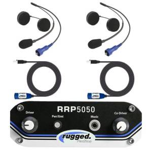UTV Radios/Audio -  Headset Kits  - Rugged Radios - Rugged Radios RRP5050 2 Person Helmet Kit System 