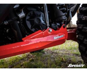 SuperATV - Can-Am Maverick X3, High Clearance Rear Trailing Arms (Red) - Image 6