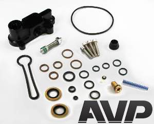 AVP - AVP Adjustable Fuel Pressure Regulator "Blue Spring" Upgrade Kit, Ford (2003-07) 6.0L Power Stroke (Black Housing) - Image 4