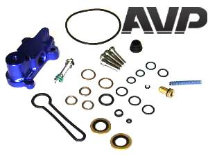 AVP - AVP Adjustable Fuel Pressure Regulator "Blue Spring" Upgrade Kit, Ford (2003-07) 6.0L Power Stroke (Blue Housing) - Image 2