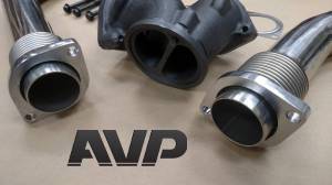 AVP - AVP Bellowed Stainless Up-Pipe Kit, Ford (1999.5-03) 7.3L Power Stroke - Image 2