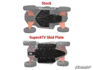 SuperATV - Polaris RZR Trail S 900 Full Skid Plate - Image 3