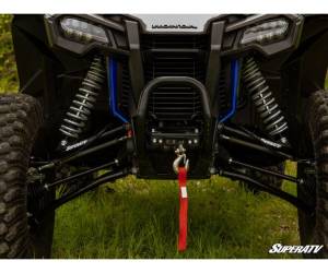 SuperATV - SuperATV Winch Mounting Plate with 3500lbs Black Ops Winch and Synthetic Rope for Honda (2019-23) Talon 1000 - Image 6