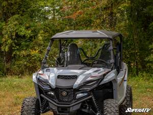 SuperATV - Yamaha Wolverine RMAX 1000 Full Windshield, Scratch Resistant Polycarbonate (Clear) - Image 3