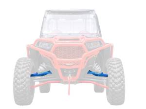 SuperATV High Clearance A-Arms for Polaris (2014-23) RZR XP 1000 (Non-Adjustable, Upper, Super Duty 300M) Blue