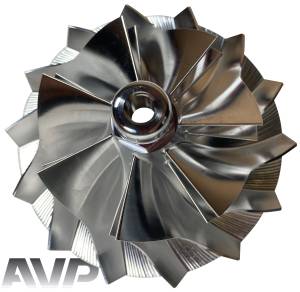 AVP - AVP Billet Turbo Compressor Wheel, Ford (1994-03) 7.3L, TP38 & GTP38 Garrett Turbos, Stage 1 (7+7 Blade) - Image 2