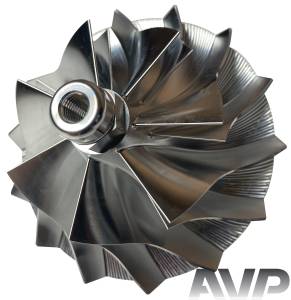 AVP - AVP Billet Turbo Compressor Wheel, Ford (1994-03) 7.3L, TP38 & GTP38 Garrett Turbos, Stage 1 (7+7 Blade) - Image 5