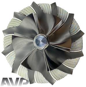 AVP - AVP Billet Turbo Compressor Wheel, Ford (2015-19) 6.7L Power Stroke, Stage 1 (6+6 Blade) - Image 4