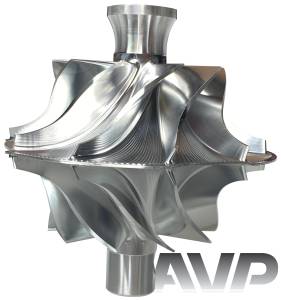 AVP - AVP Boost Master Quick Spool Billet Compressor Wheel Ford (2011-14) 6.7L Power Stroke F-250/F-350 (Twin Blade) - Image 3