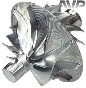 AVP - AVP Boost Master Quick Spool Billet Compressor Wheel Ford (2011-14) 6.7L Power Stroke F-250/F-350 (Twin Blade) - Image 5