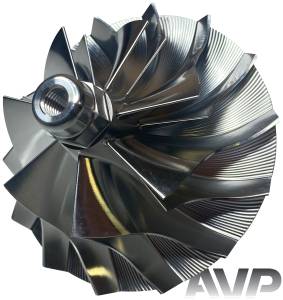 AVP - AVP Boost Master Quick Spool Billet Compressor Wheel, Ford (2005-07) 6.0L Power Stroke (7+7 Blade) - Image 5