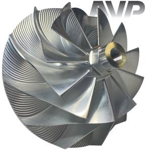 AVP - AVP Billet Turbo Compressor Wheel, Ford (1994-03) 7.3L, TP38 & GTP38 Garrett Turbos, Stage 2 (11 Blade) - Image 5
