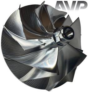 AVP - AVP Boost Master Quick Spool Billet Compressor Wheel, Ford (1994-03) 7.3L, TP38 & GTP38 Garrett Turbos (5+5 Blade) - Image 4