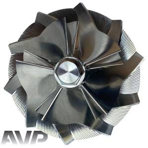 AVP - AVP Boost Master Quick Spool Billet Compressor Wheel, Ford (2015-19) 6.7L Power Stroke, Stage 1 (5+5 Blade) - Image 2