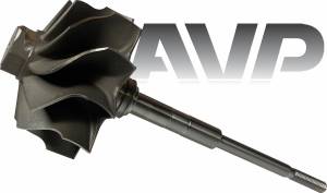 AVP - AVP Turbine Wheel & Shaft, Ford (2005-07) 6.0L, GT37VA Garrett Turbo (10 Blade) - Image 3