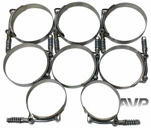 AVP - AVP Intercooler Piping and Boot Kit, Ford (2003-07) 6.0L Power Stroke (Polished) - Image 5