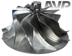 AVP - AVP Boost Master Quick Spool Billet Compressor Wheel, Chevy/GMC (2007.5-10) 6.6L LMM Duramax (11 Blade) - Image 2