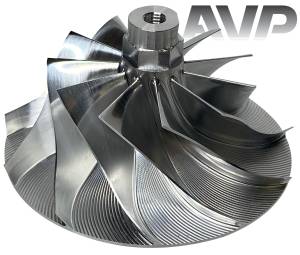 AVP - AVP Boost Master Quick Spool Billet Compressor Wheel, Chevy/GMC (2006-07) 6.6L LBZ Duramax (11 Blade) - Image 2