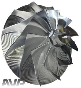 AVP - AVP Boost Master Quick Spool Billet Compressor Wheel, Chevy/GMC (2006-07) 6.6L LBZ Duramax (11 Blade) - Image 3