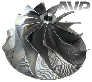 AVP - AVP Boost Master Quick Spool Billet Compressor Wheel, Chevy/GMC (2001-04) 6.6L LB7 Duramax (11 Blade) - Image 2