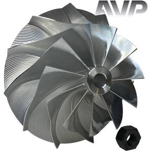 AVP - AVP Boost Master Quick Spool Billet Compressor Wheel, Chevy/GMC (2001-04) 6.6L LB7 Duramax (11 Blade) - Image 3