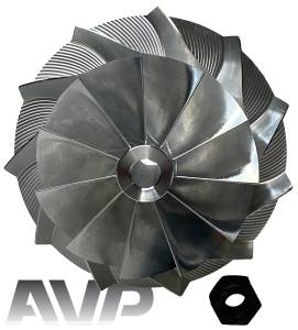 AVP - AVP Boost Master Quick Spool Billet Compressor Wheel, Chevy/GMC (2001-04) 6.6L LB7 Duramax (11 Blade) - Image 5