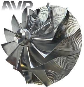 AVP - AVP Boost Master Quick Spool Billet Compressor Wheel, Chevy/GMC (2004.5-05) 6.6L LLY Duramax (11 Blade) - Image 4