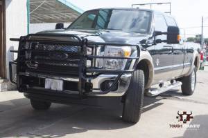 Tough Country Standard Brush Guard with Expanded Metal, Ford (2017-21) F-250 & F-350 Super Duty