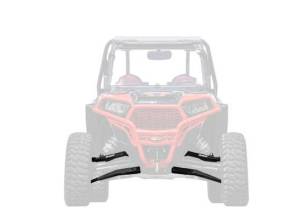 Polaris RZR XP 1000 High Clearance Boxed A-Arms, with No Ball Joints (Black)