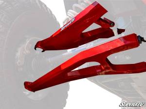 SuperATV - Polaris RZR XP 1000 High Clearance Boxed A-Arms, Standard Duty Ball Joints (Red) - Image 7