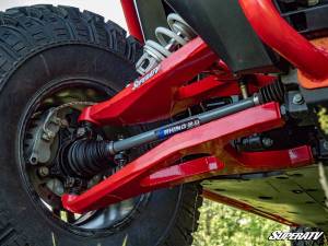 SuperATV - Polaris RZR XP 1000 High Clearance Boxed A-Arms, Standard Duty Ball Joints (Red) - Image 2