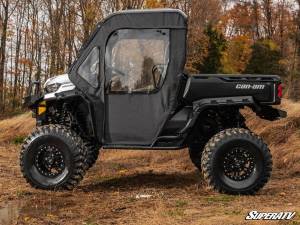 SuperATV - Can-Am Defender Primal Soft Cab Enclosure Doors with Standard Light Tint Polycarbonate Rear Windshield (2 Seater) - Image 2