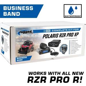 Rugged Radios Polaris RZR Pro XP / Pro R Complete UTV Communication Kit with AlphaBass Headsets