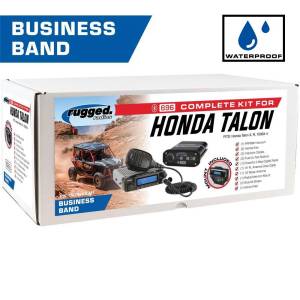 Rugged Radios Honda Talon, Complete UTV Communication System, With Alpha Audio Helmet Kits