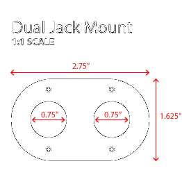 Rugged Radios - Rugged Radios Dual Headset / Helmet Nexus Jack Flush Mount - Image 6