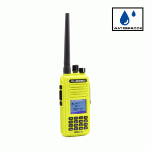 Rugged Radios - Rugged Radios Moto Max Kit With Waterproof RDH-X Digital Radio - Helmet Kit, Harness, and Handlebar Push-To-Talk (High Visibility Safety Yellow) - Image 2
