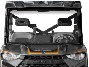 Polaris Ranger XP 570 Full Windshield, Dots Print (Scratch Resistant Polycarbonate) Clear