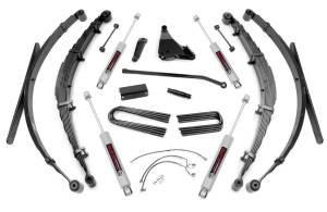 Rough Country - Rough Country Lift Kit, Ford (1999.5-04) F-250 & F-350 4x4, 8" with Rear Leafs & Premium N3 Shocks