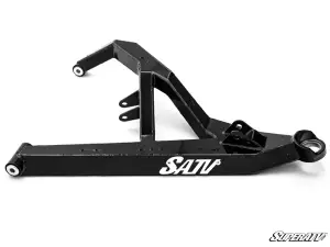 SuperATV - Polaris RZR XP Turbo Sidewinder A-Arms—1.5" Forward Offset (Without Ball Joints) Black - Image 7