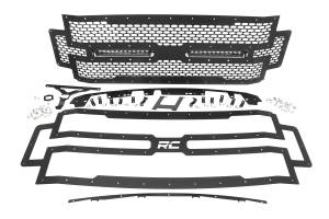 Rough Country - Rough Country Mesh Grille for Ford (2017-19) F-250/F-350, Dual 12" LED Light Bar - Image 3