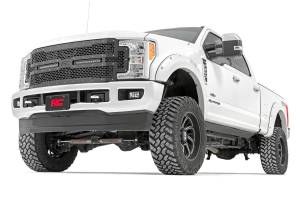 Rough Country - Rough Country Mesh Grille for Ford (2017-19) F-250/F-350, Dual 12" LED Light Bar - Image 9