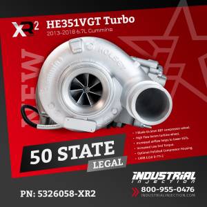 Industrial Injection - Industrial Injection XR2 Series HE351VGT Turbocharger 64mm/67mm T/W for Ram (2013-18) 6.7L Cummins, (Actuator) - Image 7