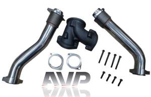 AVP - AVP Bellowed Stainless Up-Pipe Kit, Ford (1999.5-03) 7.3L Power Stroke - Image 2