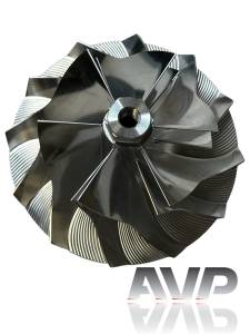 AVP - AVP Billet Turbo Compressor Wheel, Ford (1999.5-03) 7.3L, GTP38R Garrett Turbos, Stage 1 (6+6 Blade) - Image 2