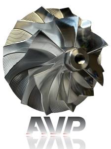 AVP - AVP Billet Turbo Compressor Wheel, Ford (1999.5-03) 7.3L, GTP38R Garrett Turbos, Stage 1 (6+6 Blade) - Image 5