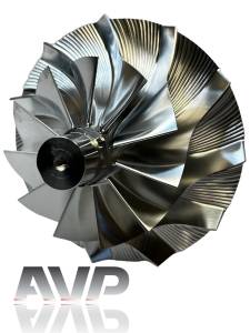 AVP - AVP Billet Turbo Compressor Wheel, Ford (2015-17) 6.7L Power Stroke, Stage 2 (11 Blade) - Image 5
